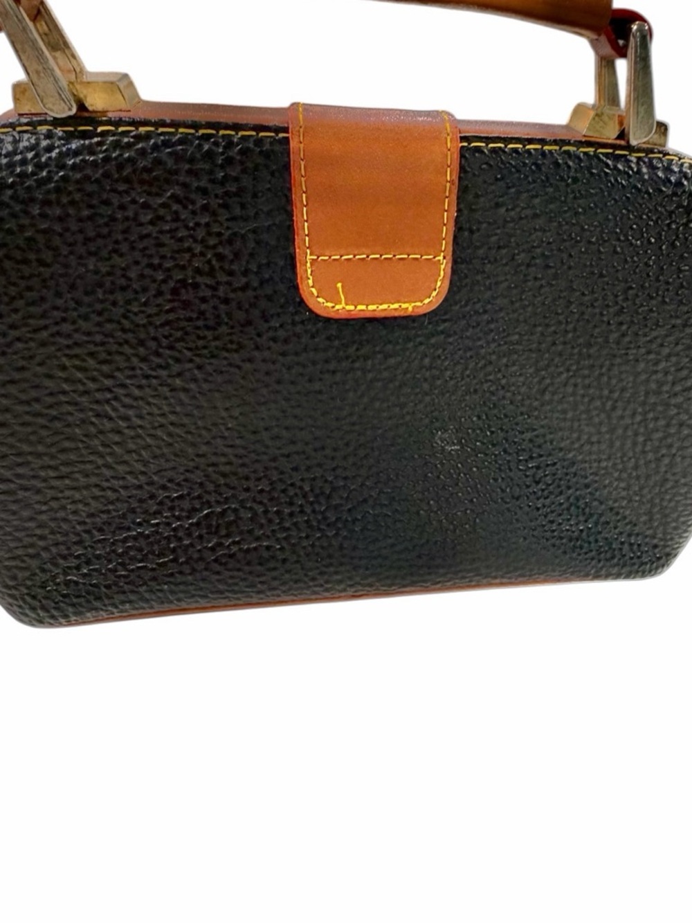 Leather Mini Doctor Bag Crossbody - Picture 3 of 14